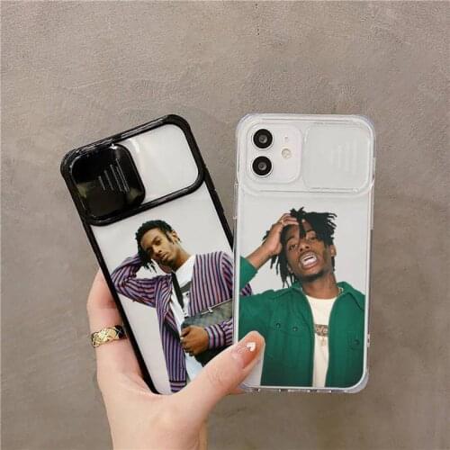 Playboi Carti hip-hop rapper butterfly Phone Case For iPhone 7 8 11 12 X XS XR MINI Pro Max Plus Slide Camera Lens Protection