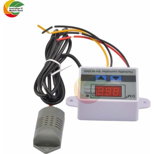 Digital Humidity Controller 12V/24V/110V-220V Hygrometer Humidity Control Switch Hygrostat Humidity Sensor