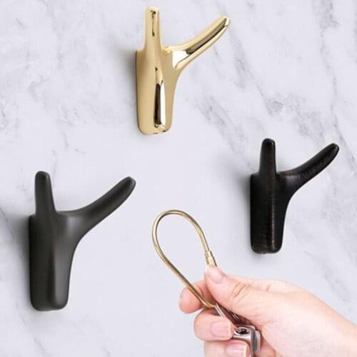 European Style Hooks Bathroom Kitchen Room Cloth Towel Rack Zinc Alloy Storage Hooks Coat Hat Hanger Keys Creative Hook
