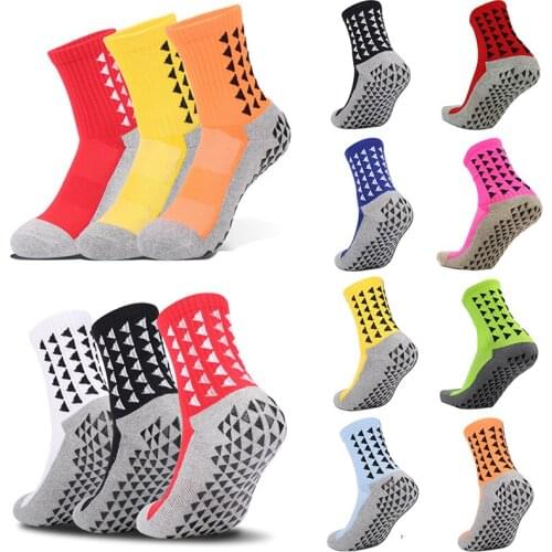 Soccer Socks Sports Grip Socks Anti Non Skid Basketball Socks Dispensing Anti Slip Soft Cotton Soccer Socks Unisex Sports Socks