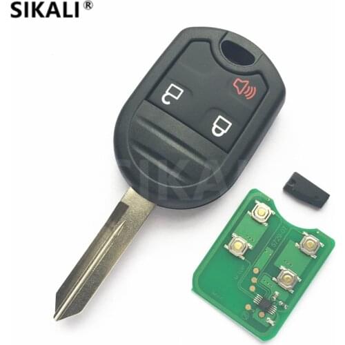 3 Buttons Remote Car Key for Ford Explorer Edge Raptor Escape Maverick Kuga Chip, 315MHz or 433MHz