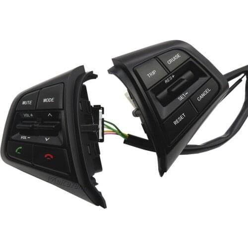 Multimedia Steering Wheel Switch Volume Control Buttons 96700-C9000 96710-C9010 96700C90004X For Hyundai Creta Ix25 1.6L