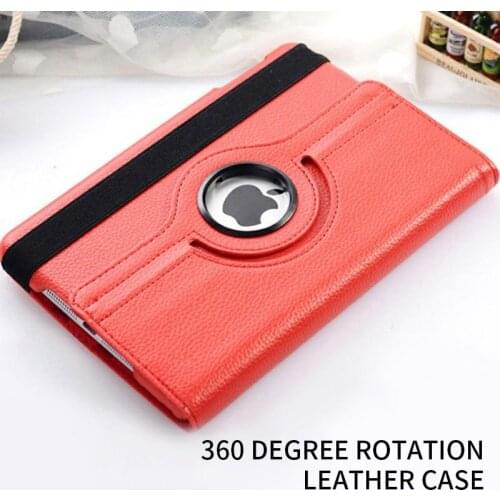360 Degree Rotating Leather Tablet Covers For iPad Pro 11 Air Inch 2020 2021 10.2 10.5 8th Case Smart Awake Sleep Fundas Coque