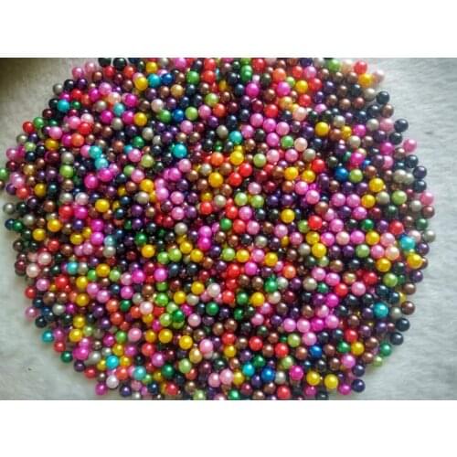 20 pcs Mix colors Round Pearls Wholesale AAA 6-8mm Round Beads Bright colors pearls DIY Bracelets pendant Necklaces LP01