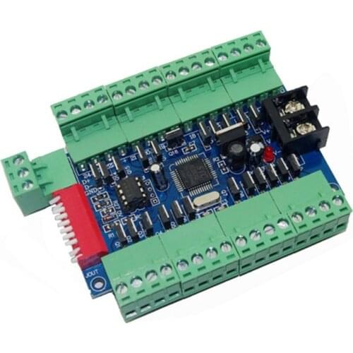 Best price 1 pcs 24 Channel 8 group DMX512 Decoder led controller use for led strip light