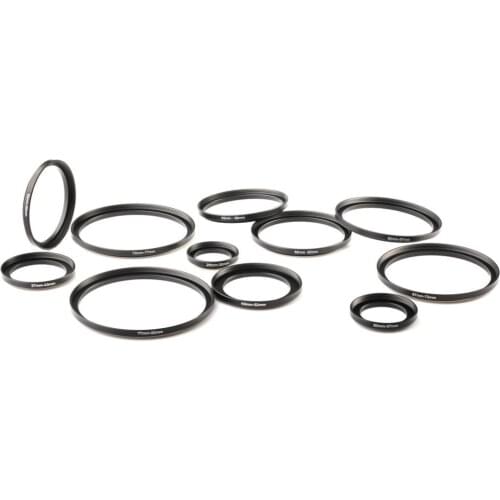 Metal Step Up Rings Aluminum Universal Lens Adapter Filter 49-67 49mm-67mm For Canon Nikon sony all camera DSLR