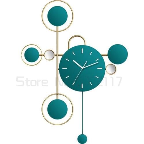 Nordic wall clock decoration household light luxury wall clock modern living room clock simple clock fashion clock