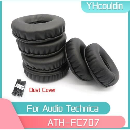 YHcouldin Earpads For Audio Technica ATH-FC707 ATH FC707 Headphone Accessaries Replacement Wrinkled Leather