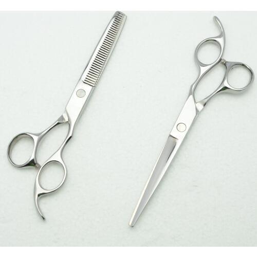 2Pcs 5.5''/6.0''/6.5'' C1006 Customized Brand 440C Cutting Scissors Thinning Shears Human Hair Hairdressing Scissors Hair Shears