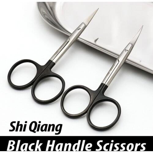 Strong gold handle scissors ophthalmological fine express scissors stitches removal scissors surgical tools to cut double eyelid