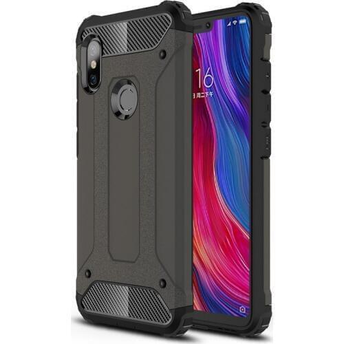 Shockproof cases For Xiaomi Redmi Note 6 Pro Note5 Case Dual Layer Hybrid Armor Hard Back Case For Xiaomi mi A2 MIX3 Funda