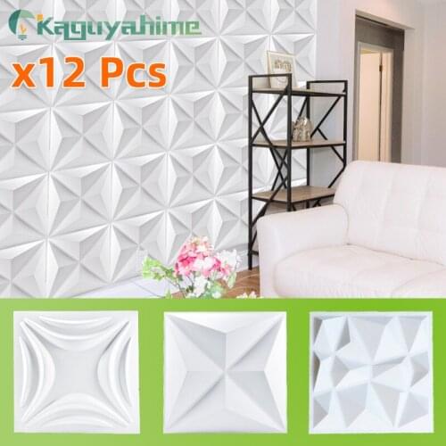 =(K)= 12Pcs 3D Self-Adhesive Wallpaper Board Wall Panel Embossed Stereoscopic Decoration Background DIY Home Decor Wall Stickers