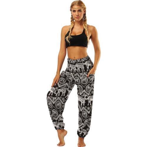 Digital Printing Dance Yoga Wide Leg Pants Soft And Comfortable Breathable quick-drying Wicking Outdoor Running Pants