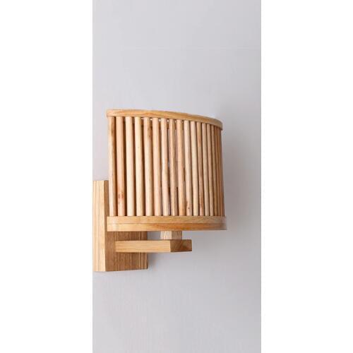 Modern minimalist Wood wall lamp wood color. Creative aisle wall sconce bedside reading lights hot sale Art Decoration
