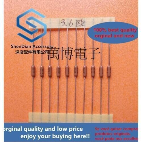10pcs only orginal new can DALE fever resistance Dani resistance 1/4W 0.25W 3.6 ohm 3.6R