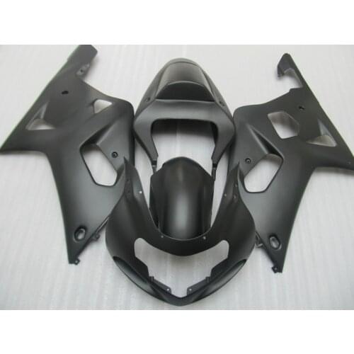 High quality plastic fairing kit for Suzuki SRAD GSXR600 01 02 03 GSXR 750 2001 2002 2003 matte black fairings set WO01