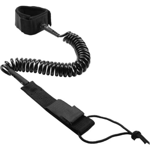 10 Feet Surfboard Foot Rope Telescopic Paddle Board Safety Rope Rotatable Retractable Rope Surfboard Rope Coil Rope Water-ski