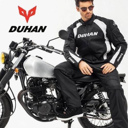 2017 Winter warm windproof DUHAN cross-country motorcycle jacket pants motorbike jackets trousers made of 600D Oxford cloth