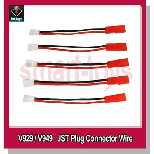 5Pcs JST Plug Connector Wire for wltoys V929 V949 V959 RC Quadcopter Part