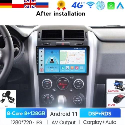 NAVITREE For Suzuki GRAND Vitara 3 Car Radio Multimedia Video Player Navigation GPS Android 10.0 Car Radio 2 Din 9'' 2005-2015
