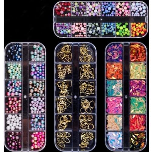 Openwork Star Moon Kit UV Resin Epoxy Mold Fillings Beads Crystal Sand Box Set For Jewelry Making Nail Art Decals Accessories