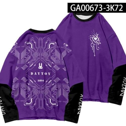 Men Women Fake Two Pieces Sweatshirts Couple Spring Casual Long Sleeve Round Neck T-shirt Pullover Streetwear Large Size XXS-4XL