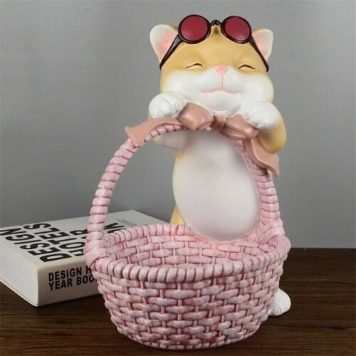 Cat home ornaments ornaments creative living room Xuanguan home decoration set room bedroom shoe cabinet keys