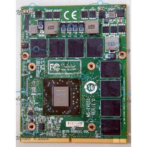 HD5870 HD 5870M 1GB DDR5 MS-1V0S1 109-B96031-00C VGA card for GX 740 MS-1727 GX640 GX740 GT660 GT663 GX660 GT680 GT683 GX680