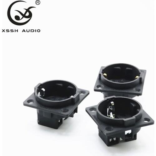 HIFI Furutech Schuko Socket FI-E30(G) Gold plated / FI-E30(R) Rhodium AC 250V 16A EU Euro pure copper Neutral IEC inlet