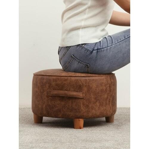 Home ottoman sofa bedroom living room coffee bench fashion creativity Burton bench styling chair nordic kids stools