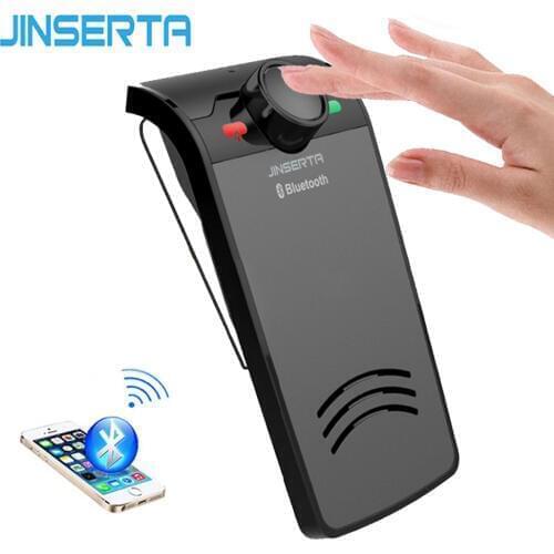 JINSERTA Sun Visor Speakerphone Wireless Bluetooth Handsfree Car Kit For Mobile Phone Hands Free Cars Speaker in Car