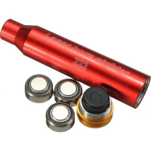 .223 REM Boresighter Laser Red Dot Cartridge Bore Sight Sighter Boresight With Electronic For Rifle Shooting Hunting Accessories