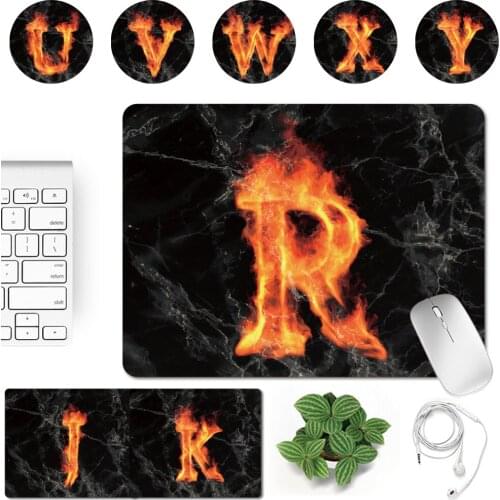 Mouse Pad Game Computer Cap Desk Mat Waterproof Non-Slip PU Leather Soft Mat Office Computer Mousepad Small 25x21cm