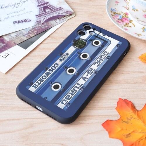 Ford Sierra Escort Cosworth Print Soft Silicone Matt Case For Apple iPhone Case
