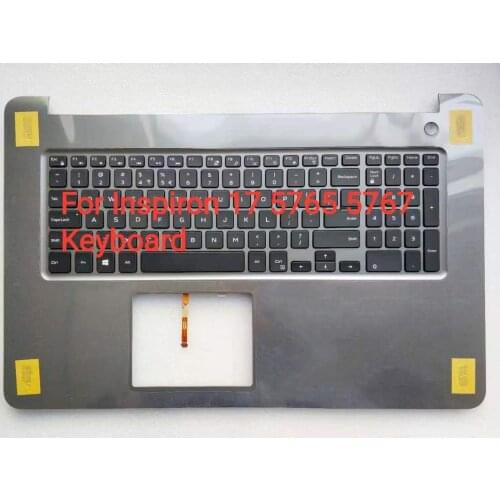 NEW Original Laptop Palmrest Upper case With keyboard/ Bottom Case For Dell Inspiron 17 5765 5767 04CFRC 0494VV 0HWJNR 0MPWRK