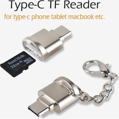 Portable USB 3.1 to Type-C Adapter USB to Type C Micro Converter OTG Adapter with TF SD Memory Card Reader for samsung xiaomi
