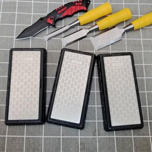 Recommend 400 1000 1200 grit diamond sharpener professional honing fine and coarse grinding kitchen knife