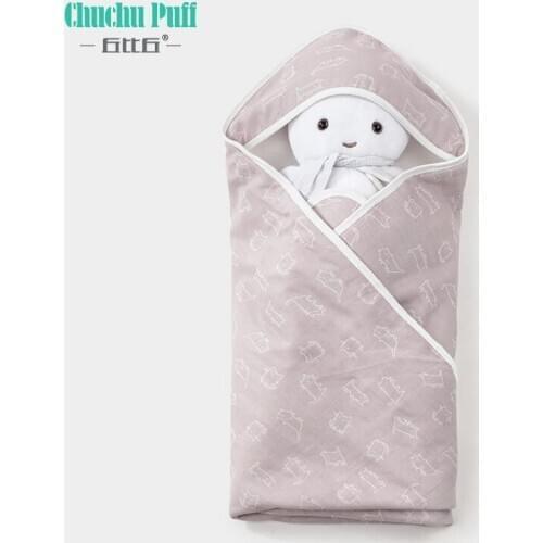 Newborn Babies Sleeping Bags Cocool Swaddle Wrap Envelope 100%Cotton 0-3 Months Baby Blanket Swaddling Wrap Sleepsack Infant