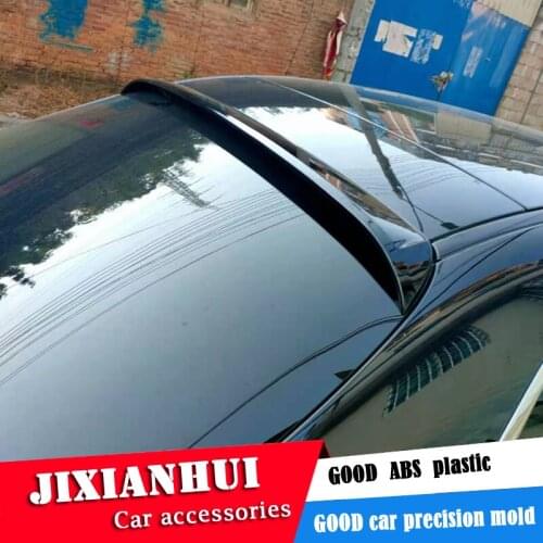 For W213 Roof Spoiler 2016-2018 Mercedes-Benz W213 E-class E200 E260 Ack Roof Spoiler ABS Car Rear Wing Color Rear Spoiler