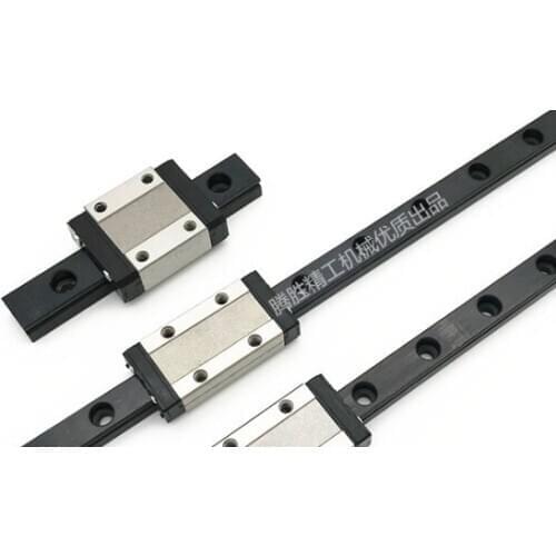 Funssor 8pcs/set high quality Black anodized linear rail MGN9H 300350/400mm length linear rail kit for Voron 2.4 3D printer