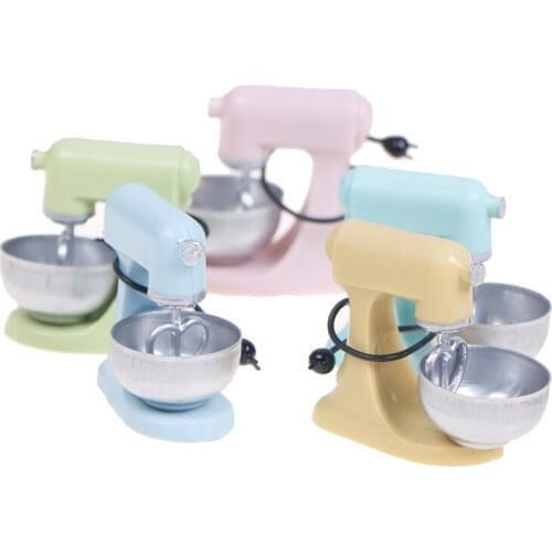 1:12 Dollhouse Miniature Kitchen Modern Mixer Model Furniture Accessories Toys Dollhouse Miniature Accessories