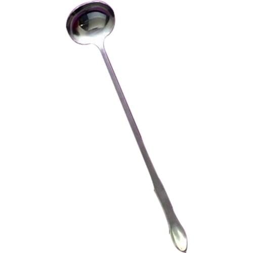 1PC Stainless Steel Stirring Spoon Long Handle Coffee Mixing Spoon Cocktail Shaker Spoon Dessert Scoop Kitchen Gadgets Bar Tools