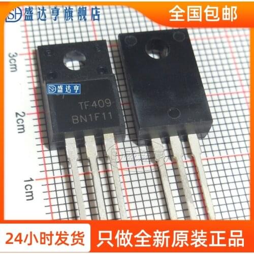 10Pcs/Lot AOTF409 -24A -60V P-Channel TF409 TO220F DIP MOSFET Transistor