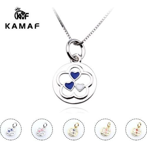 10pcs High-Quality Peach Heart Flower Necklaces & Pendants For Women Hollow Flower Earrings Necklace Women Fashion Jewelry