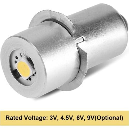 1pc P13.5S Base 1W Aluminum LED Flashlight Replacement Bulb Torch Lamp Emergency Work Light White Light for Maglite Conversion