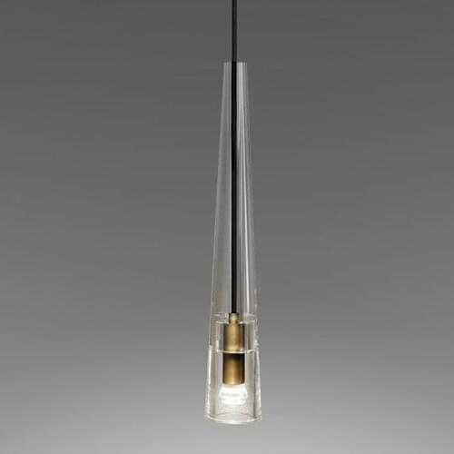American Luxury Copper Led E14 Pendant Lights Lustre Crystal Pendant Lamp Led Lamparas Fixtures For Villa Adjutable Hanging Lamp