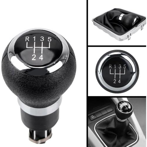 Car Gear Knob Cap Lever Shifter Gaitor Boot Car Styling Accessories 5/6 Speed M Gear Shift Knob
