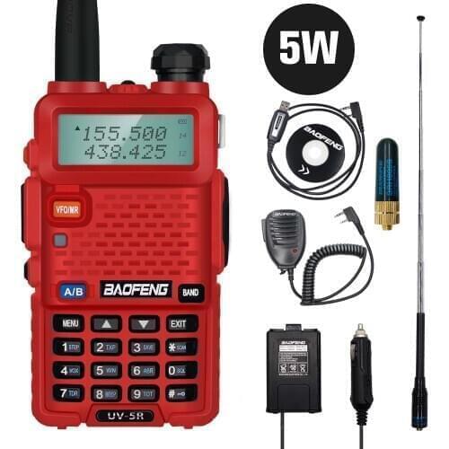Baofeng UV-5R Walkie Talkie Dual Band Baofeng UV5R Radio Portable Ham Radio 5W UHF VHF Two Way Radio Pofung UV 5R HF Transceiver