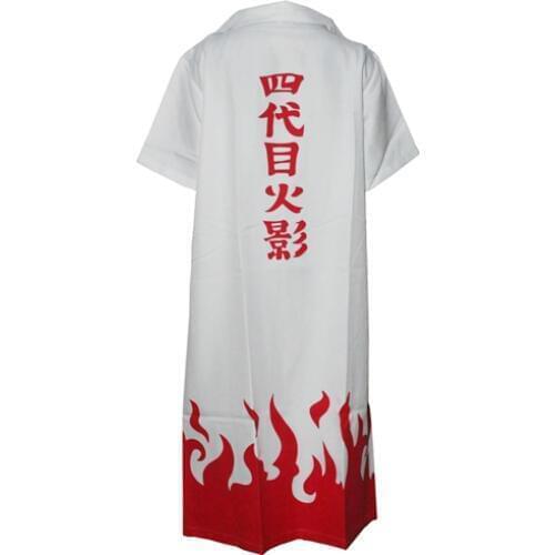 Brdwn Naruto Unisex 4th 6th 7th generation Yondaime Hokage Namikaze Minato Immortal model Cosplay Costume Cloak Cap Trench
