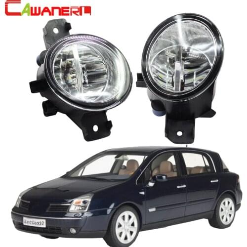Cawanerl For Renault Vel Satis (BJ0_) 2002-2015 Car H11 4000LM LED Bulb Right + Left Fog Light Daytime Running Light DRL 12V